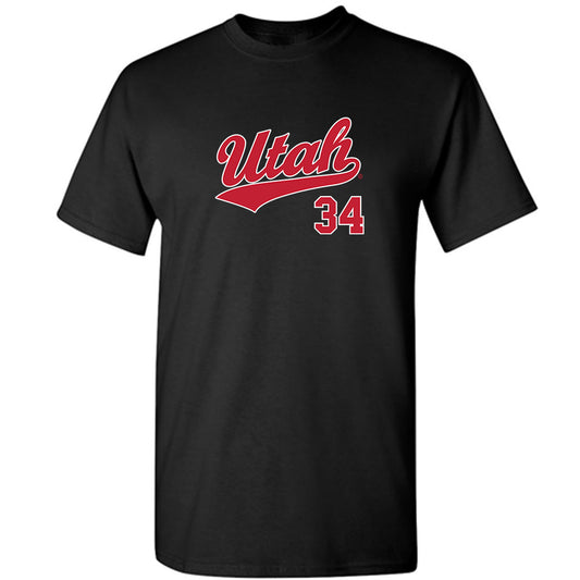 Utah - NCAA Baseball : Malik Harris - Replica Shersey T-Shirt-0
