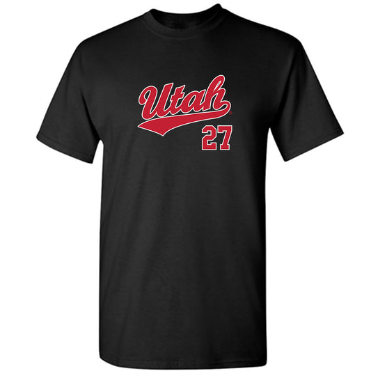 Utah - NCAA Baseball : Anson Mcgorman - Replica Shersey T-Shirt-0