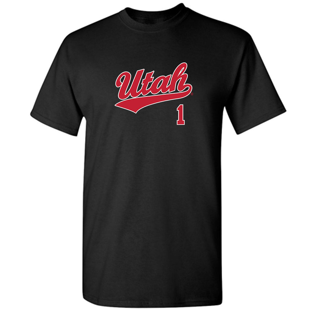 Utah - NCAA Baseball : Colter McAnelly - Replica Shersey T-Shirt-0