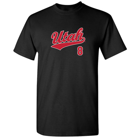 Utah - NCAA Baseball : Jack Kleveno - Replica Shersey T-Shirt-0