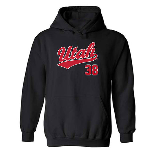 Utah - NCAA Baseball : Dillon Fine - Replica Shersey Hooded Sweatshirt-0