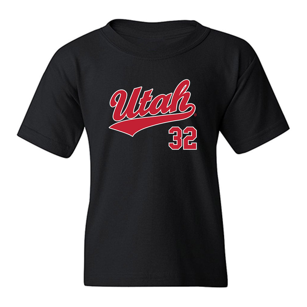 Utah - NCAA Baseball : Blake Eckerle - Replica Shersey Youth T-Shirt-0