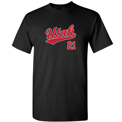 Utah - NCAA Baseball : Daniel Arambula - Replica Shersey T-Shirt-0
