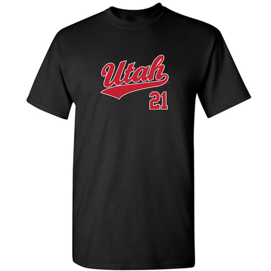 Utah - NCAA Baseball : Daniel Arambula - Replica Shersey T-Shirt-0