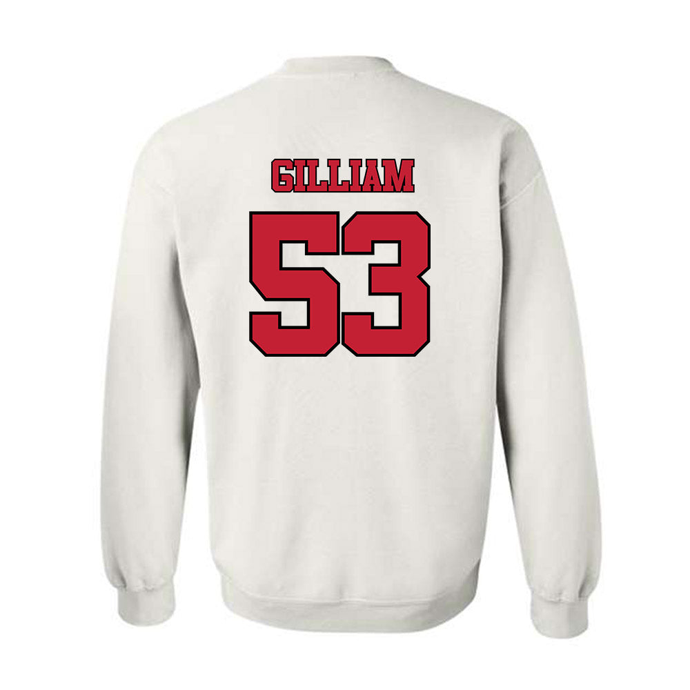 Utah - NCAA Baseball : Jet Gilliam - Replica Shersey Crewneck Sweatshirt-1