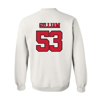 Utah - NCAA Baseball : Jet Gilliam - Replica Shersey Crewneck Sweatshirt-1