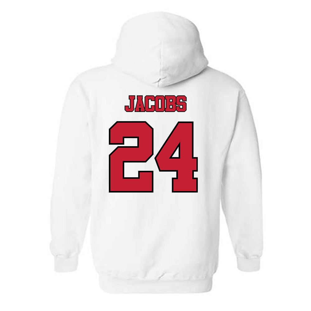 Utah - NCAA Baseball : Luke Jacobs - Replica Shersey Hooded Sweatshirt-1
