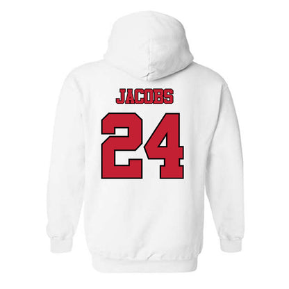 Utah - NCAA Baseball : Luke Jacobs - Replica Shersey Hooded Sweatshirt-1