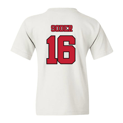 Utah - NCAA Baseball : Kaden Soder - Replica Shersey Youth T-Shirt-1