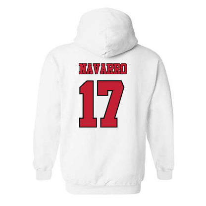 Utah - NCAA Baseball : Bradley Navarro - Replica Shersey Hooded Sweatshirt-1