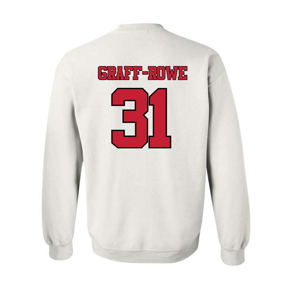Utah - NCAA Baseball : Ashton Graff-Rowe - Replica Shersey Crewneck Sweatshirt-1