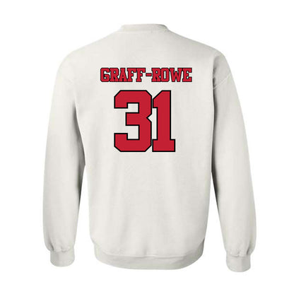 Utah - NCAA Baseball : Ashton Graff-Rowe - Replica Shersey Crewneck Sweatshirt-1