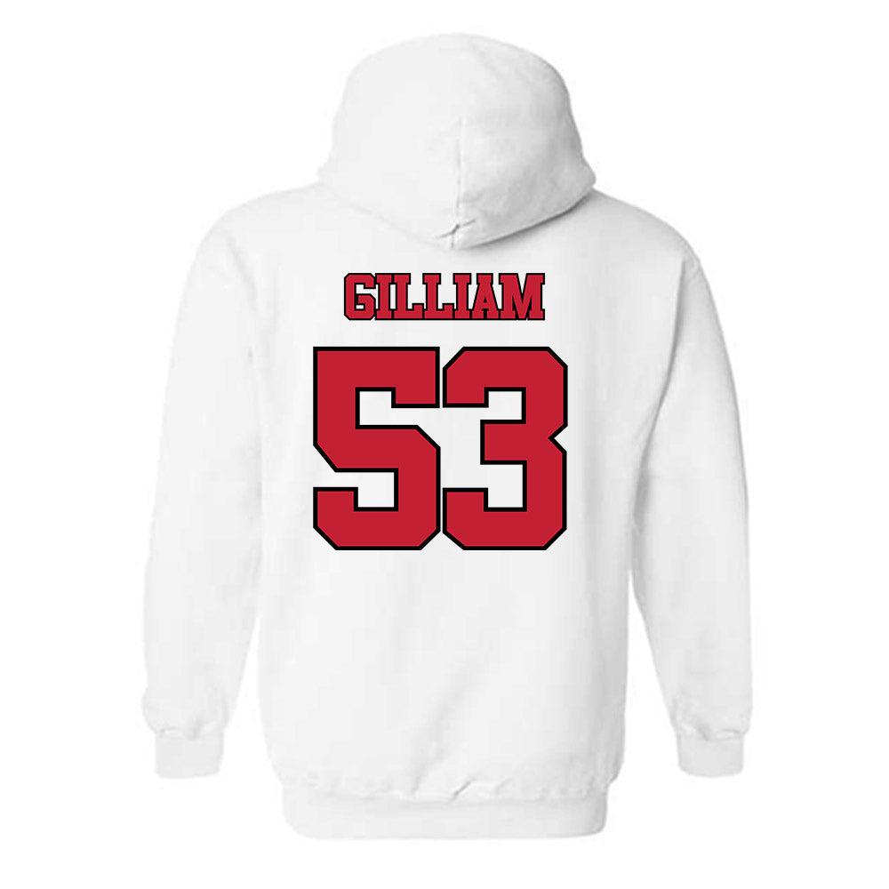 Utah - NCAA Baseball : Jet Gilliam - Replica Shersey Hooded Sweatshirt-1