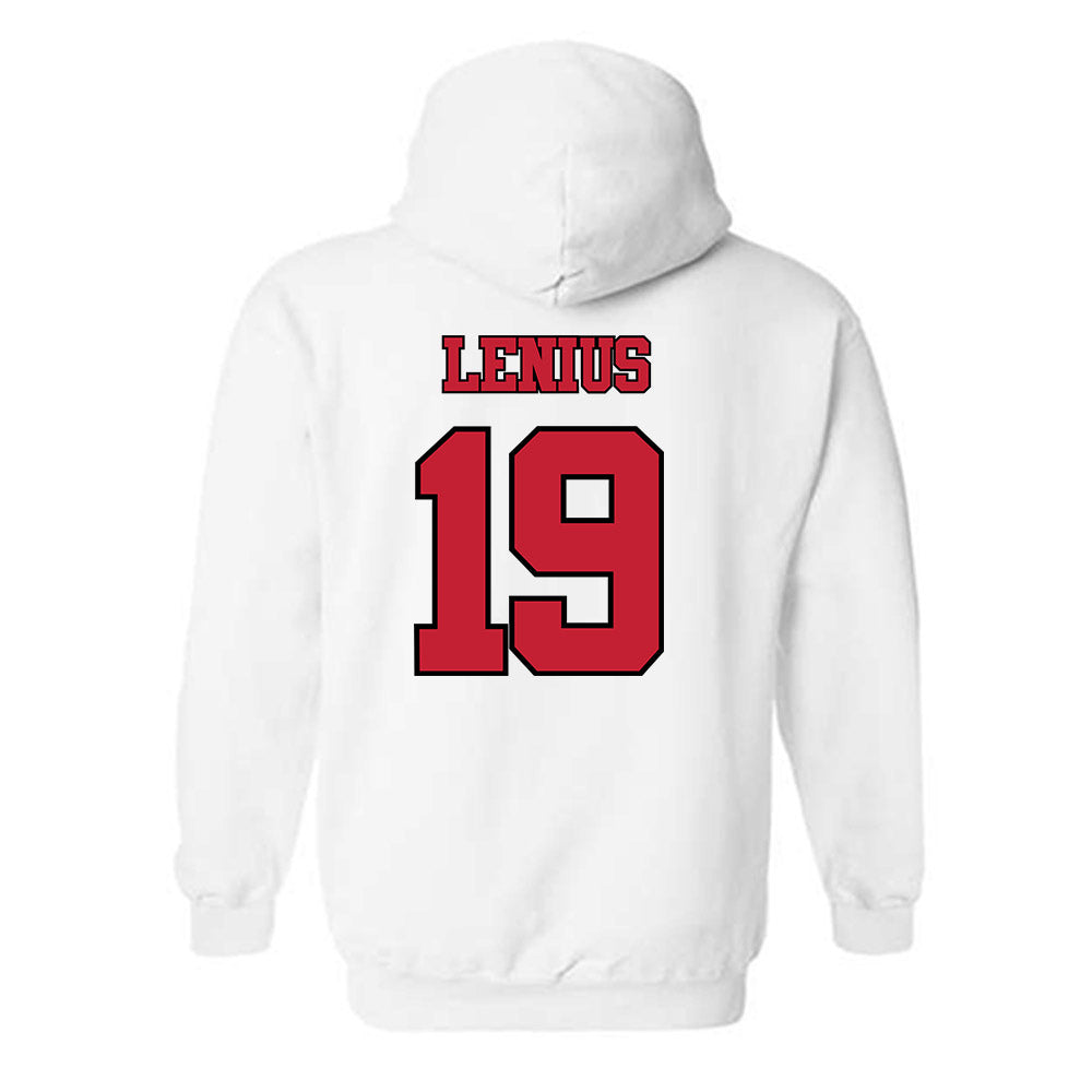 Utah - NCAA Baseball : Ian Lenius - Replica Shersey Hooded Sweatshirt-1