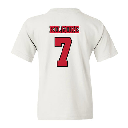 Utah - NCAA Baseball : Cal Kilgore - Replica Shersey Youth T-Shirt-1