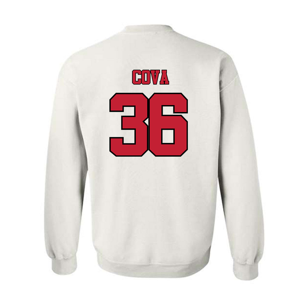 Utah - NCAA Baseball : Sammy Cova - Replica Shersey Crewneck Sweatshirt-1