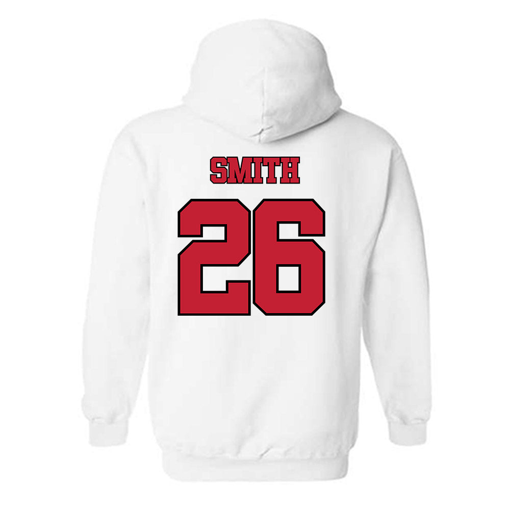Utah - NCAA Baseball : Derek Smith - Replica Shersey Hooded Sweatshirt-1