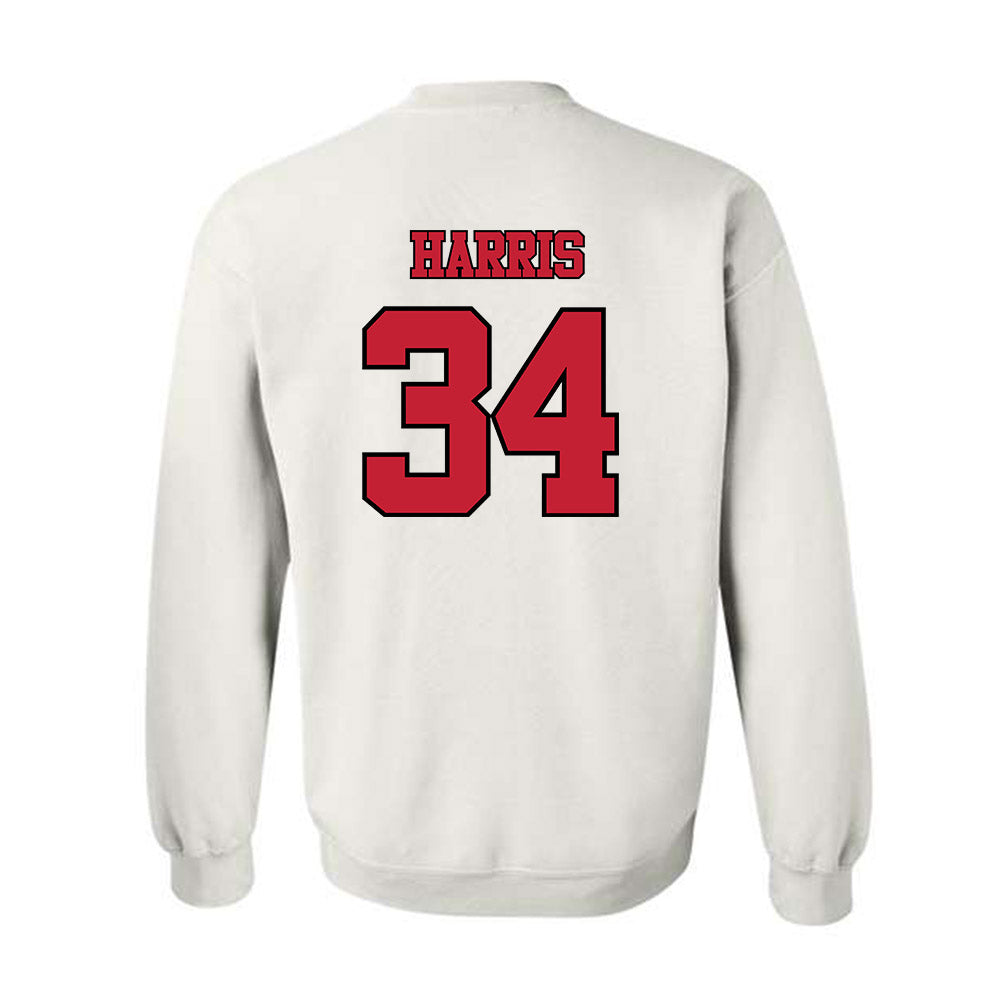 Utah - NCAA Baseball : Malik Harris - Replica Shersey Crewneck Sweatshirt-1