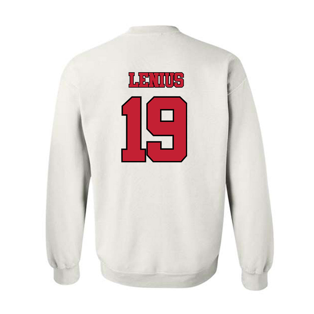 Utah - NCAA Baseball : Ian Lenius - Replica Shersey Crewneck Sweatshirt-1