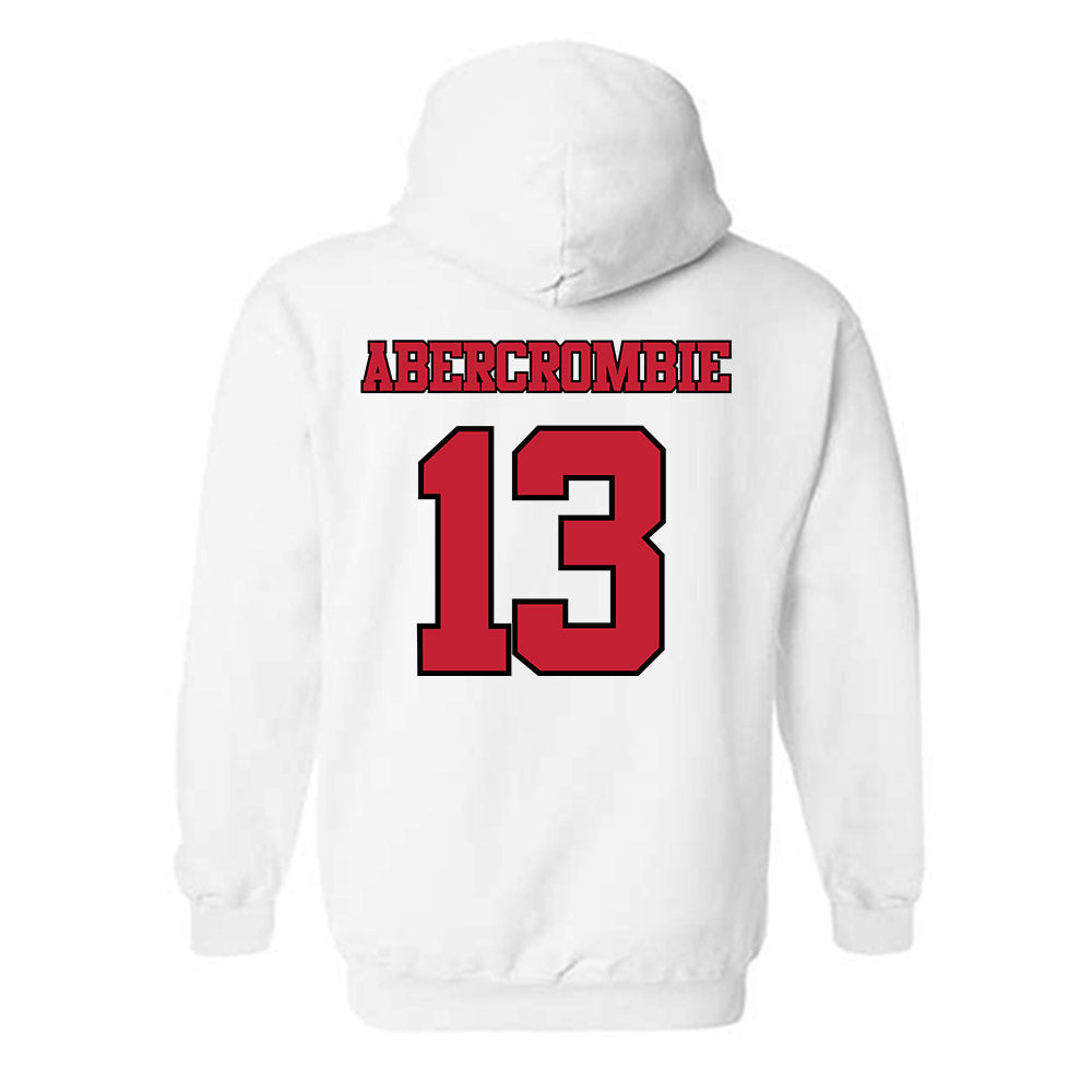 Utah - NCAA Baseball : Justin Abercrombie - Replica Shersey Hooded Sweatshirt-1