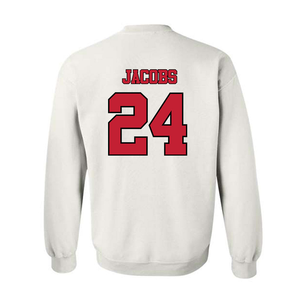 Utah - NCAA Baseball : Luke Jacobs - Replica Shersey Crewneck Sweatshirt-1