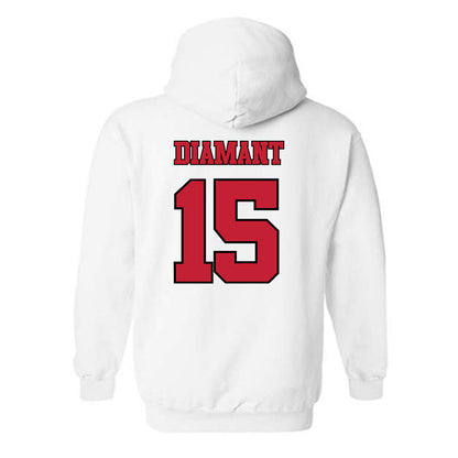 Utah - NCAA Baseball : Demitri Diamant - Replica Shersey Hooded Sweatshirt-1