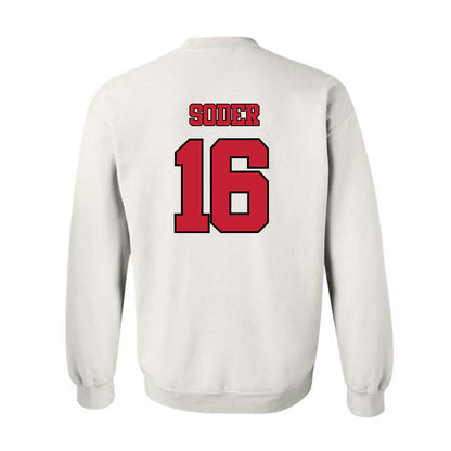 Utah - NCAA Baseball : Kaden Soder - Replica Shersey Crewneck Sweatshirt-1