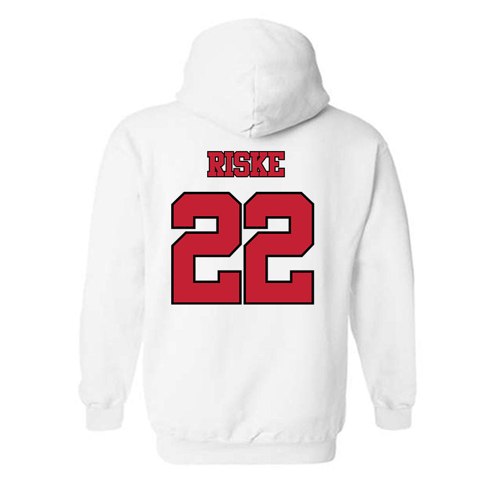 Utah - NCAA Baseball : Payton Riske - Replica Shersey Hooded Sweatshirt-1
