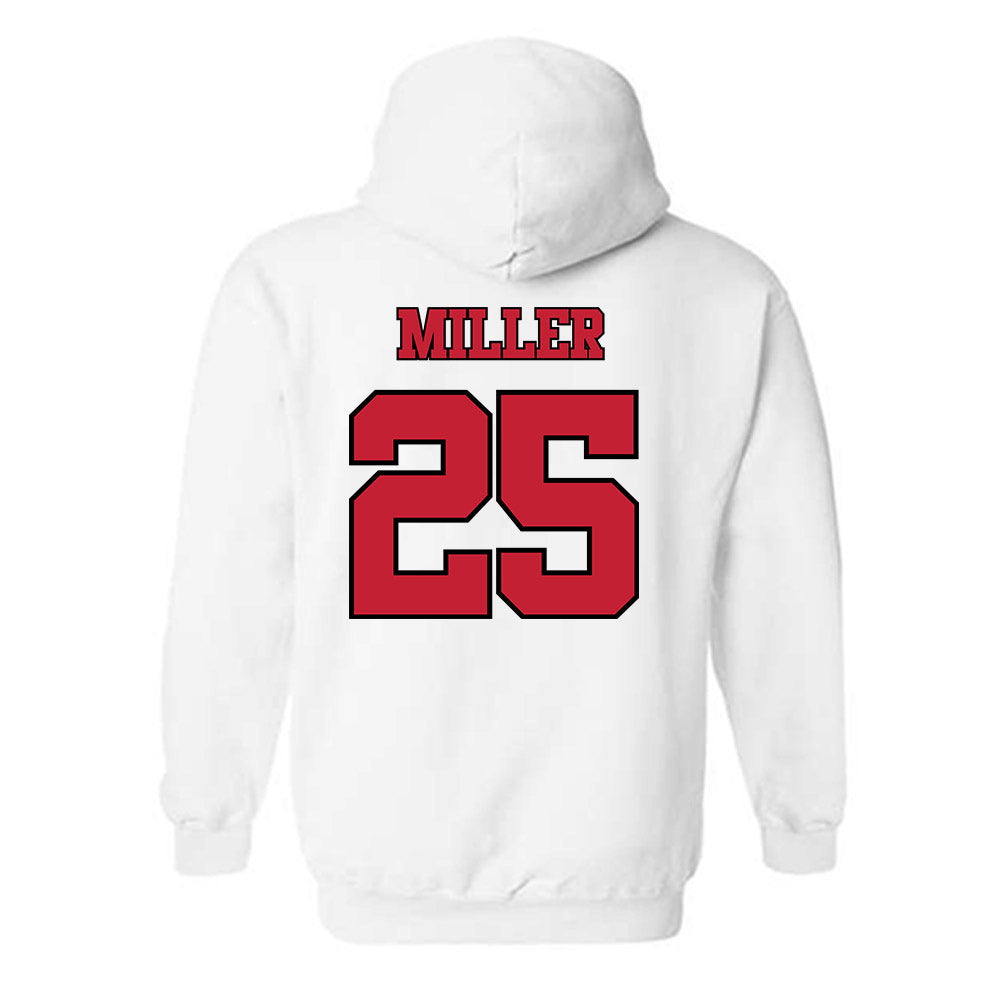 Utah - NCAA Baseball : Cal Miller - Replica Shersey Hooded Sweatshirt-1