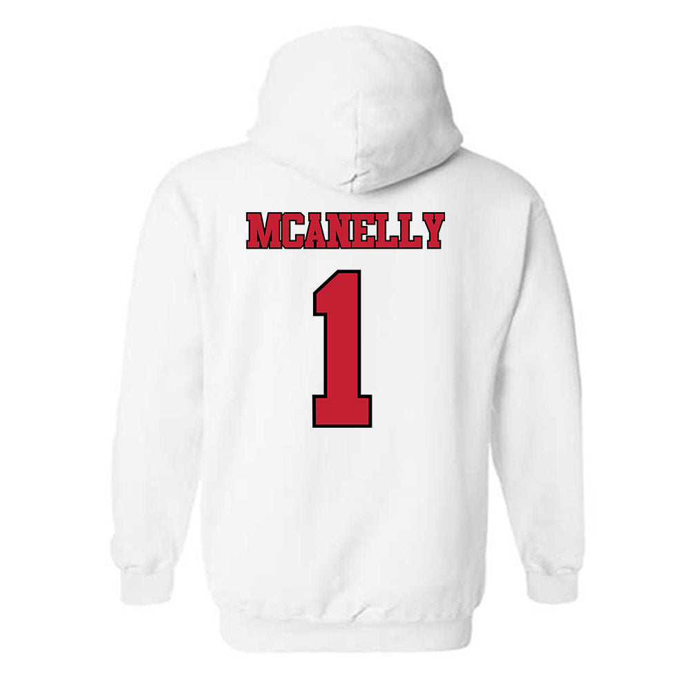 Utah - NCAA Baseball : Colter McAnelly - Replica Shersey Hooded Sweatshirt-1