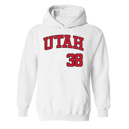 Utah - NCAA Baseball : Dillon Fine - Replica Shersey Hooded Sweatshirt-0