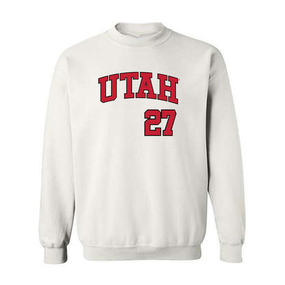 Utah - NCAA Baseball : Anson Mcgorman - Replica Shersey Crewneck Sweatshirt-0