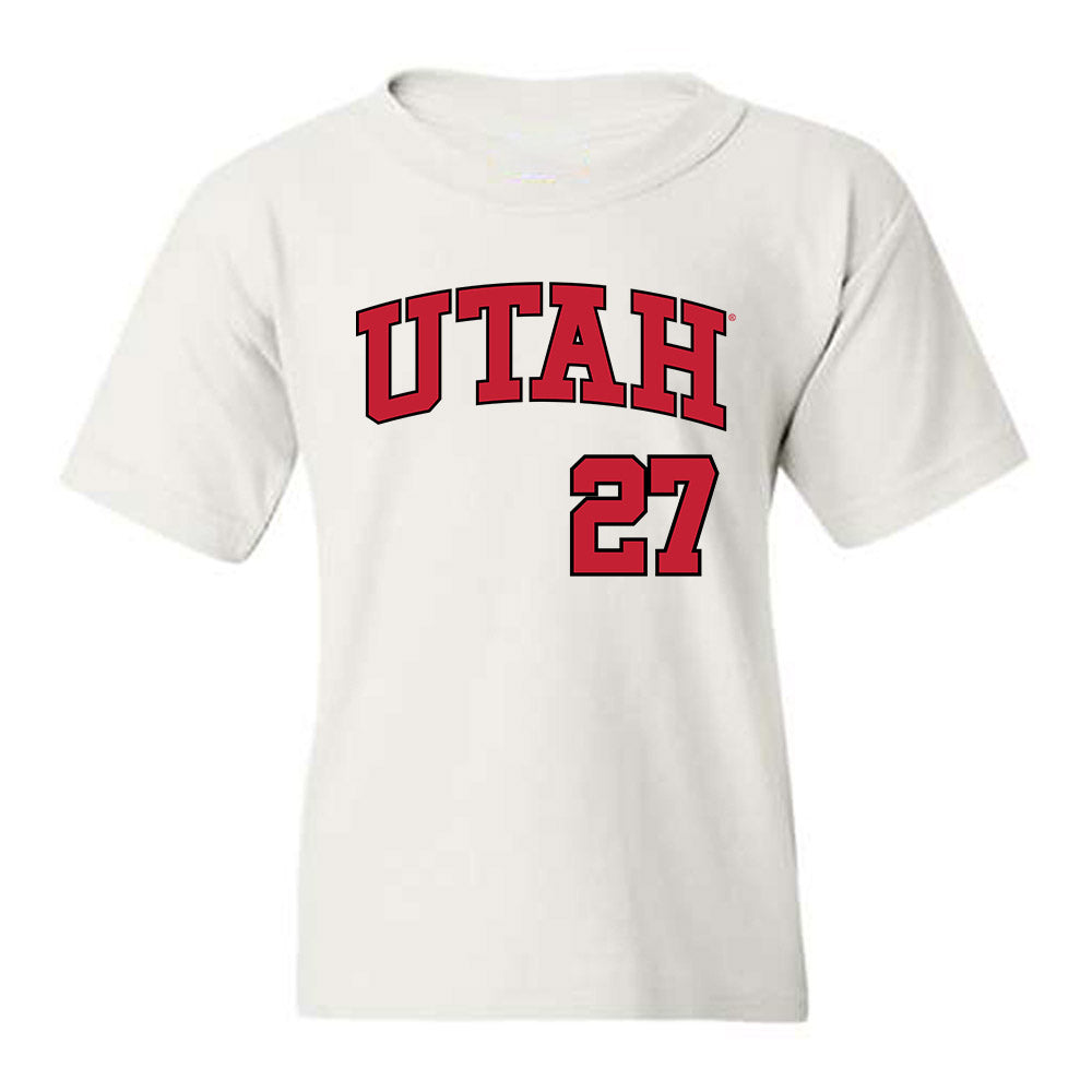 Utah - NCAA Baseball : Anson Mcgorman - Replica Shersey Youth T-Shirt-0