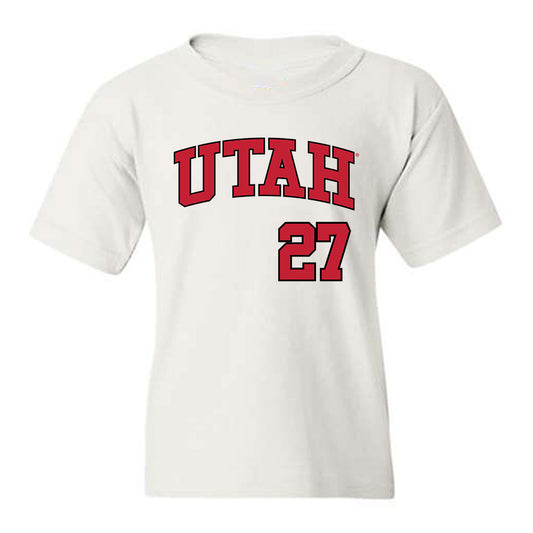 Utah - NCAA Baseball : Anson Mcgorman - Replica Shersey Youth T-Shirt-0