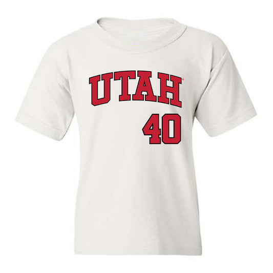 Utah - NCAA Baseball : Chance Covert II - Replica Shersey Youth T-Shirt-0