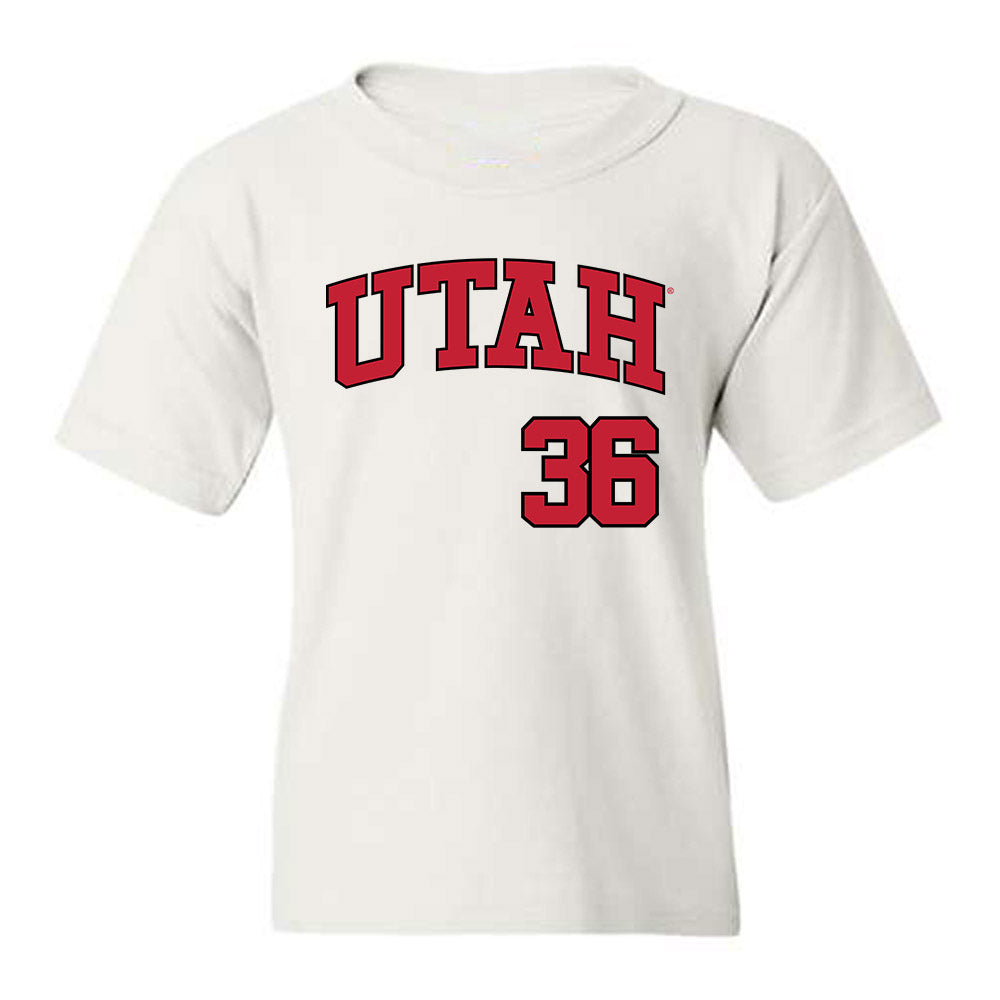 Utah - NCAA Baseball : Sammy Cova - Replica Shersey Youth T-Shirt-0
