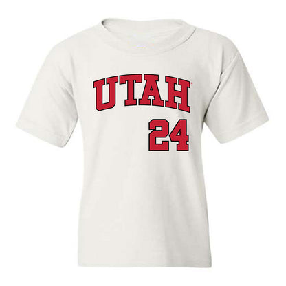 Utah - NCAA Baseball : Luke Jacobs - Replica Shersey Youth T-Shirt-0