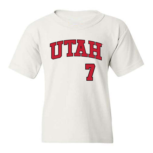 Utah - NCAA Baseball : Cal Kilgore - Replica Shersey Youth T-Shirt-0