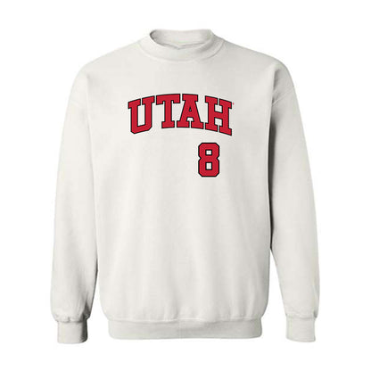 Utah - NCAA Baseball : Jack Kleveno - Replica Shersey Crewneck Sweatshirt-0