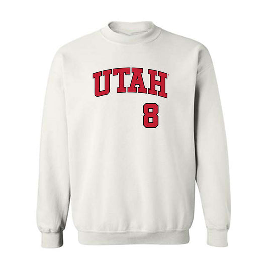 Utah - NCAA Baseball : Jack Kleveno - Replica Shersey Crewneck Sweatshirt-0