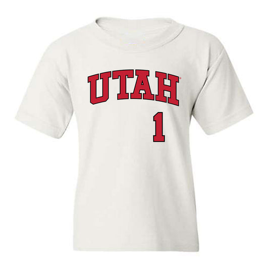 Utah - NCAA Baseball : Colter McAnelly - Replica Shersey Youth T-Shirt-0