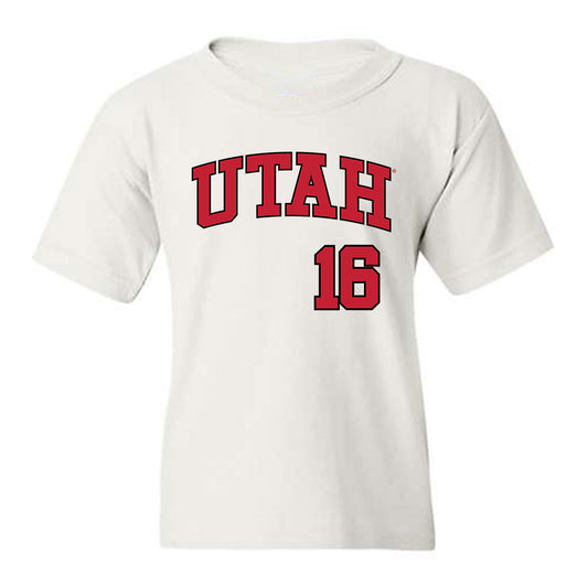 Utah - NCAA Baseball : Kaden Soder - Replica Shersey Youth T-Shirt-0