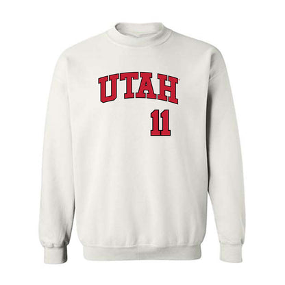 Utah - NCAA Baseball : Ryan Kittredge - Replica Shersey Crewneck Sweatshirt-0