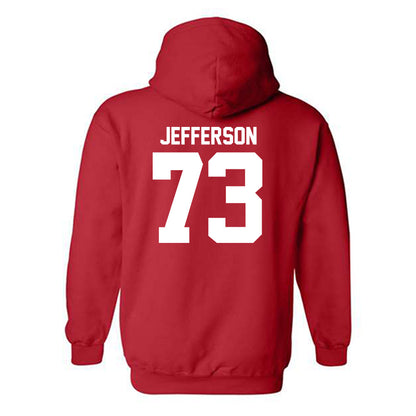 Utah - NCAA Football : Cedric Jefferson - Replica Shersey Hooded Sweatshirt-1