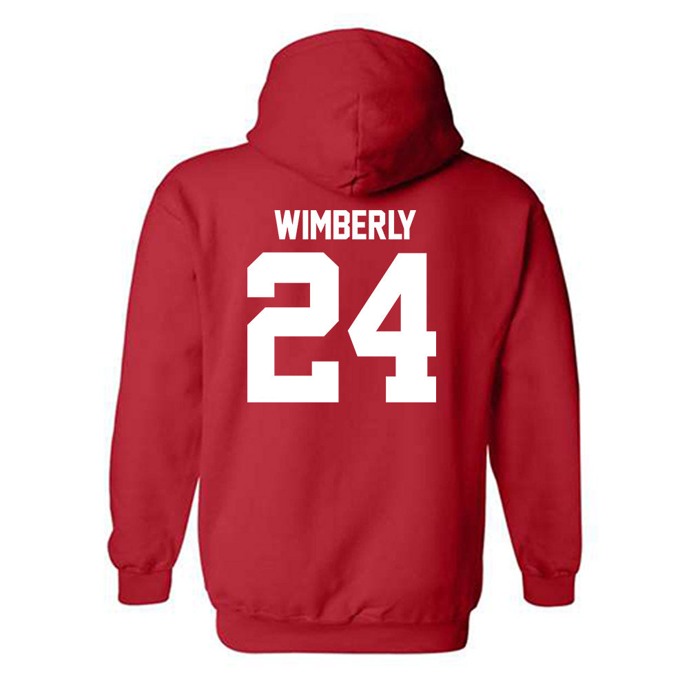 Utah - NCAA Football : Marcus Wimberly - Replica Shersey Hooded Sweatshirt-1