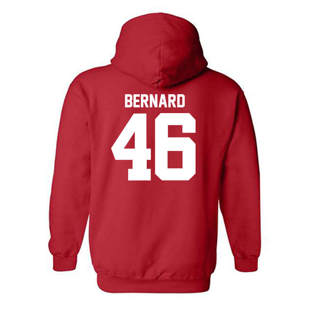 Utah - NCAA Football : Mauka Bernard - Replica Shersey Hooded Sweatshirt-1