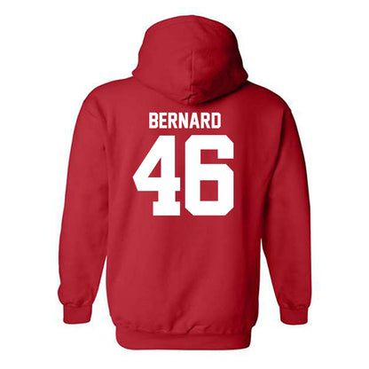 Utah - NCAA Football : Mauka Bernard - Replica Shersey Hooded Sweatshirt-1