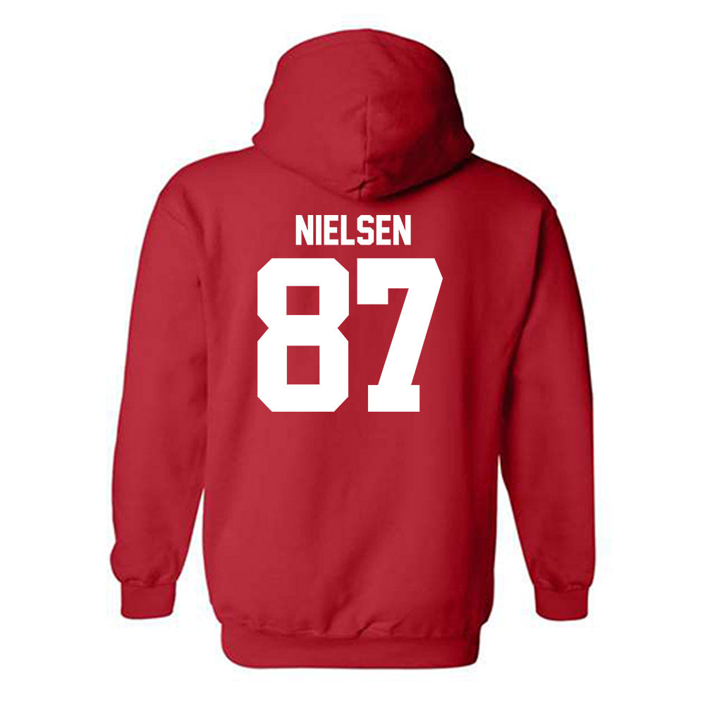 Utah - NCAA Football : Mitch Nielsen - Replica Shersey Hooded Sweatshirt-1