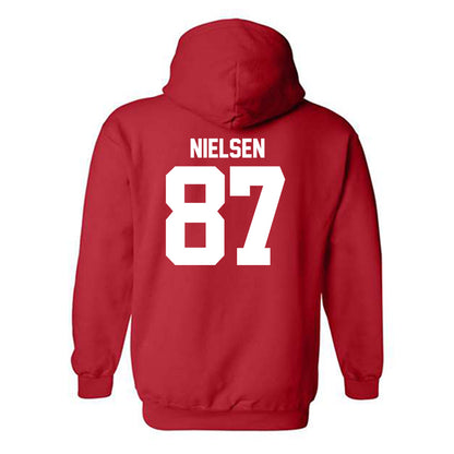 Utah - NCAA Football : Mitch Nielsen - Replica Shersey Hooded Sweatshirt-1