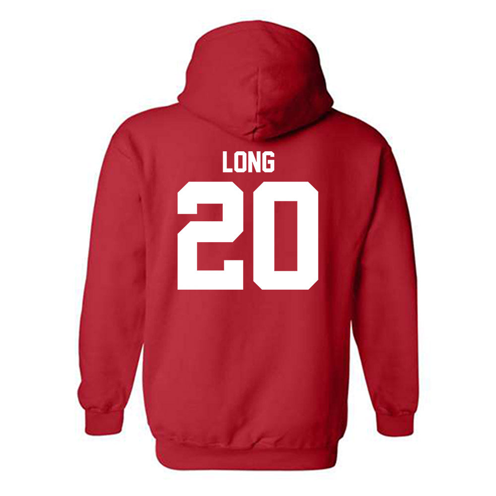 Utah - NCAA Football : King Long - Replica Shersey Hooded Sweatshirt-1